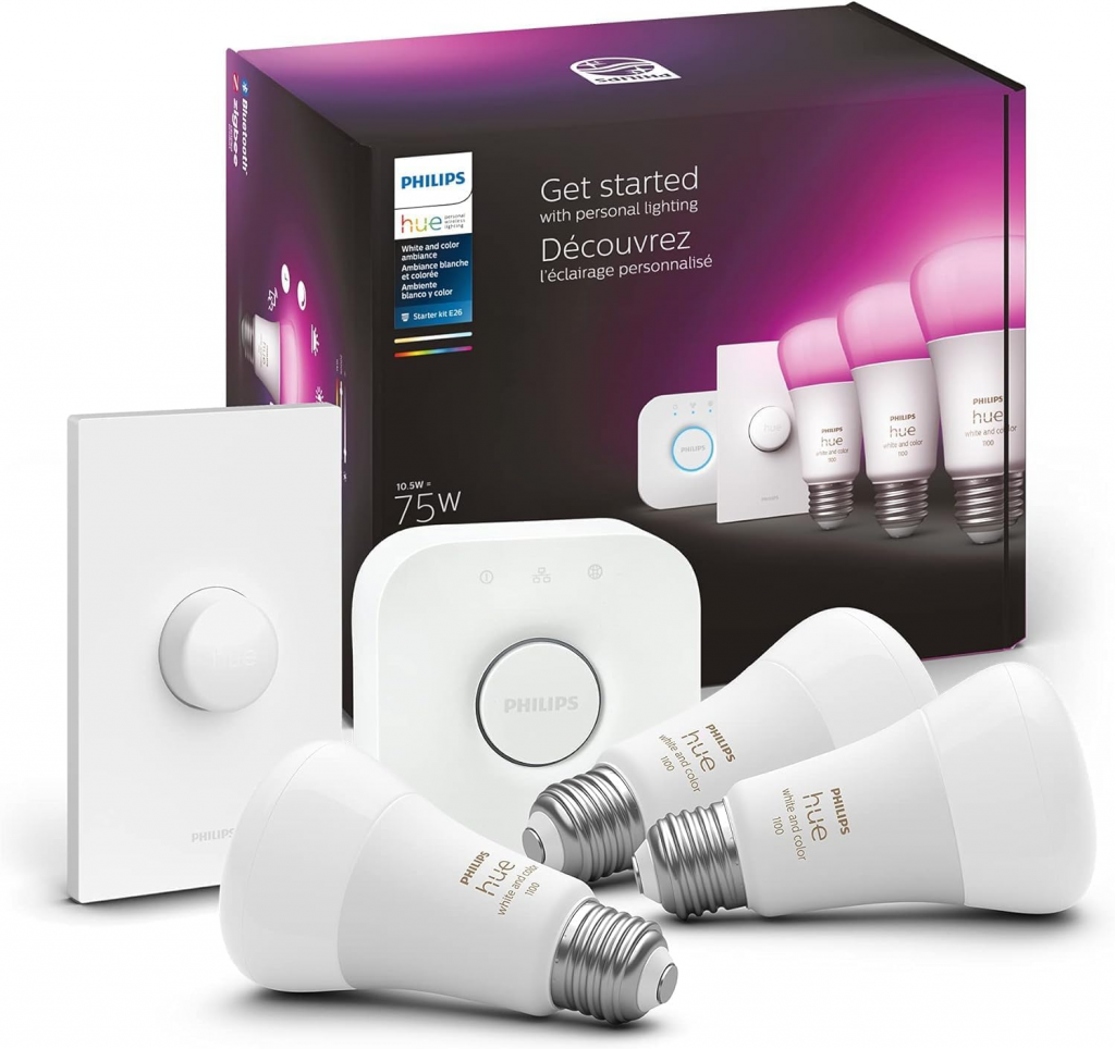 Philips Hue White smart LED bulb Alexa compatible energy saving