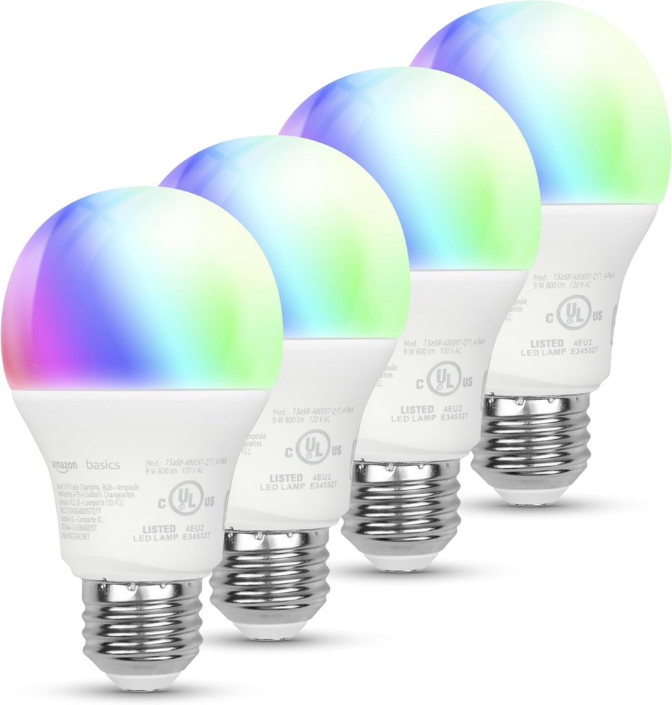 Amazon Basics Alexa smart bulb affordable home lighting