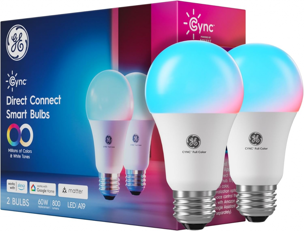 GE Cync budget smart LED bulb with Alexa support